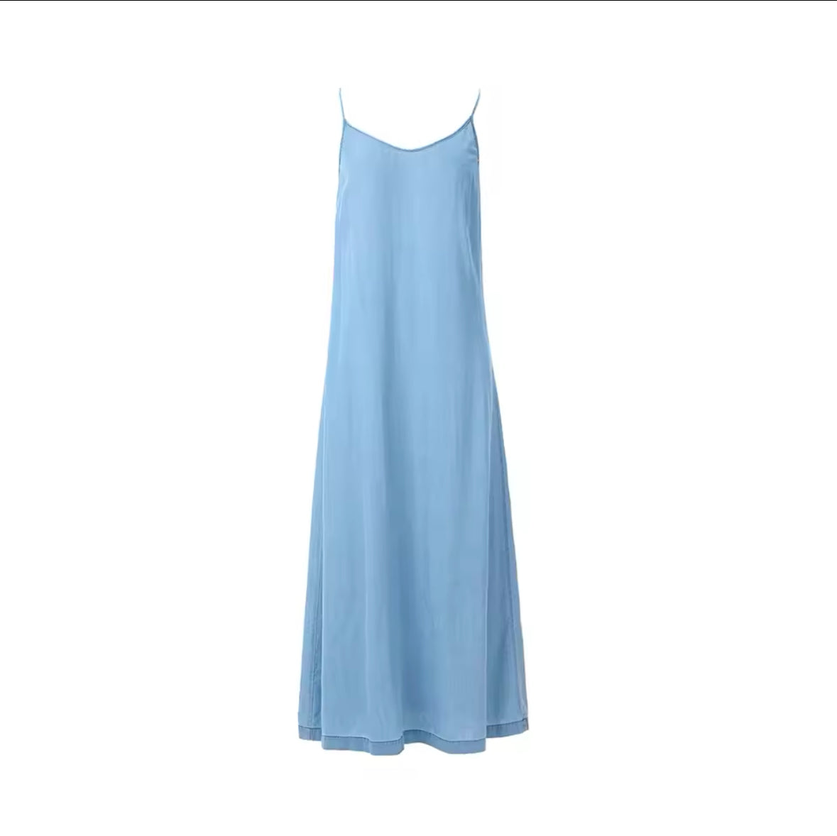 AP SS25 Women’s Lightweight Denim Wrap Blouse & Slip Dress – Chic & Comfortable Summer Fashion
