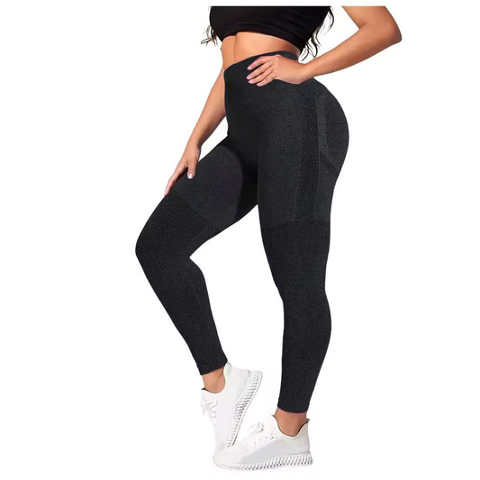 Seamluxe High Stretch Yoga Leggings – Seamless, Tummy Control Sports Tights for Ultimate Comfort