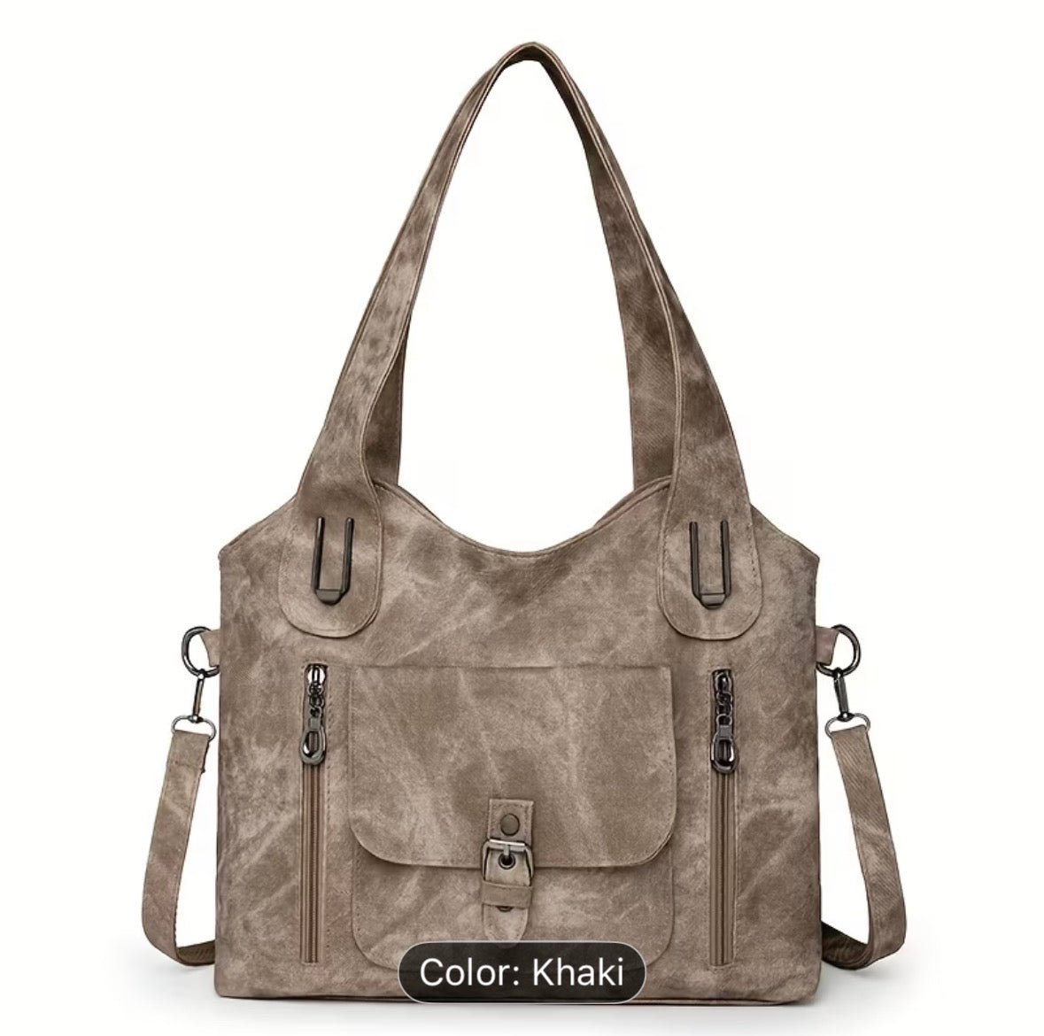 Women’s Soft Tote Shoulder Bag – Detachable Strap, Daily & Work Bag, Stylish Everyday Carry Handbag - UltraChic