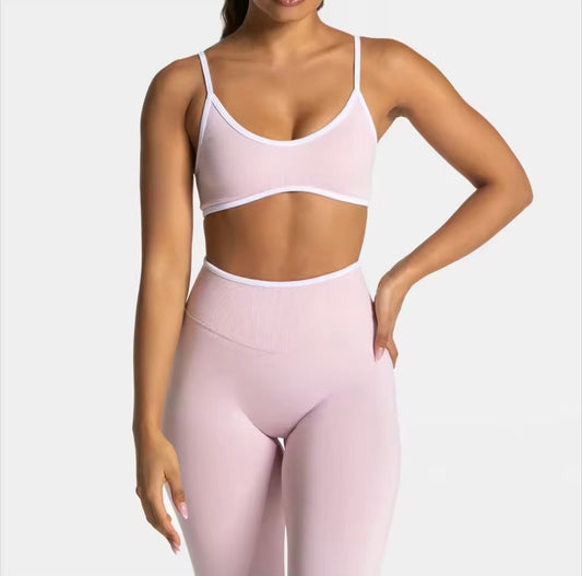 Women’s Backless Sports Bra – Breathable Summer Yoga Fitness Top with Chest Support Activewear