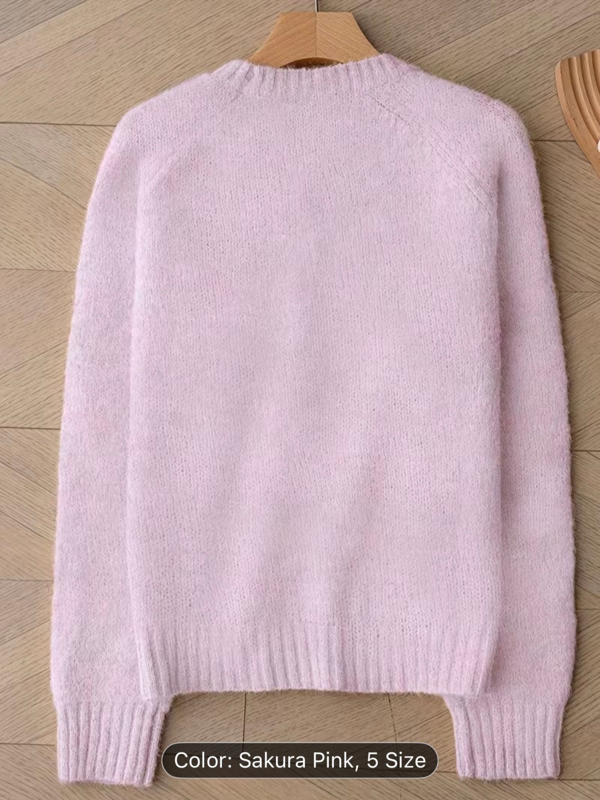 Sweater Made from a Soft Mohair Blend for Women - Features a French-Inspired Raglan Sleeve And Drop Shoulder Design, Perfect for The Fall And Winter Seasons, Ideal As a Christmas Or Birthday Gift - UltraChic