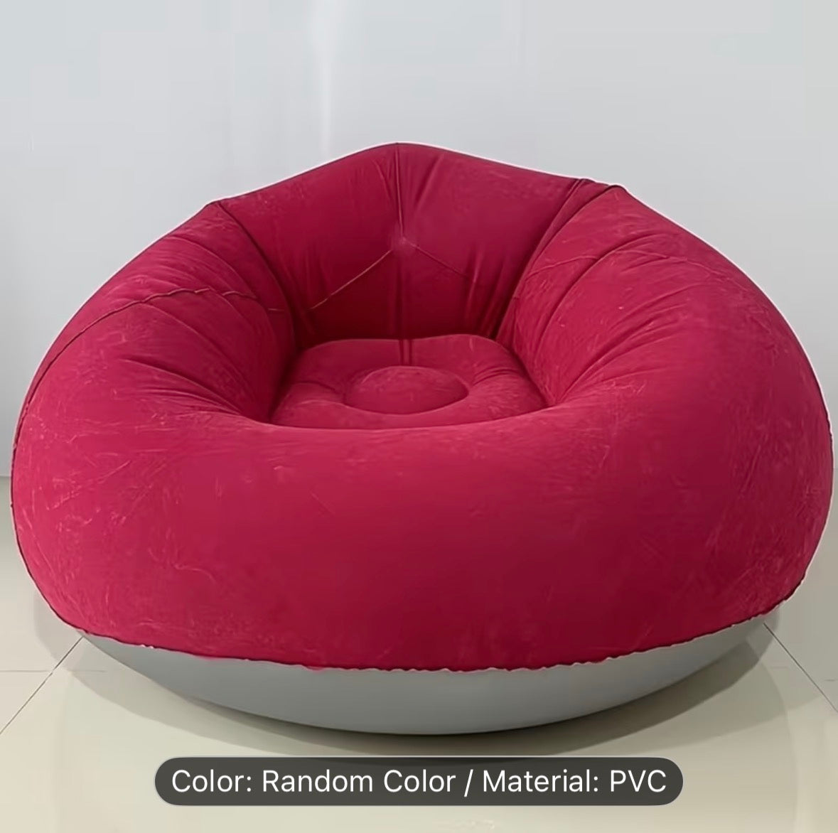 Inflatable Lazy Sofa Chair – Portable Air Couch for Home, Camping & Outdoor Relaxation