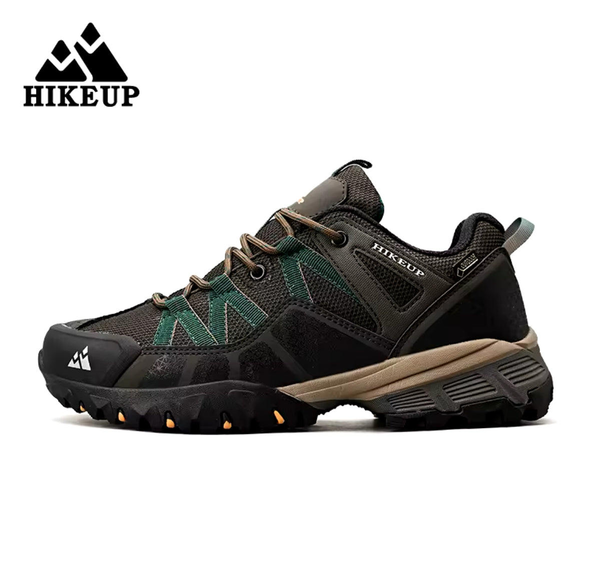 HIKEUP Men’s Hiking Shoes – Breathable, Cushioning & Non-Slip Sneakers for Running, Trekking, and Outdoor Adventures
