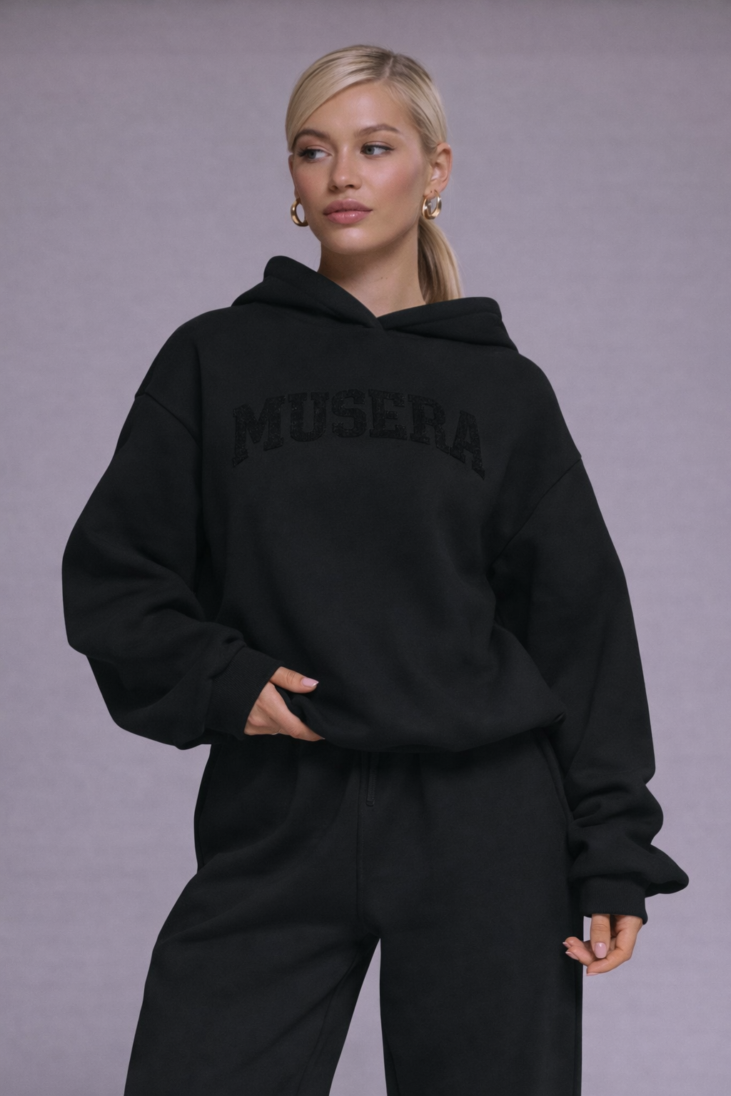 Women’s Oversized Applique Hoodie – Cozy Cute Casual Winter Sweatshirt for Women - UltraChic