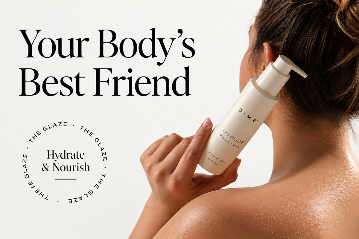 DIME Beauty The Glaze Hydrating Body Oil – Nourish, Hydrate &amp; Glow