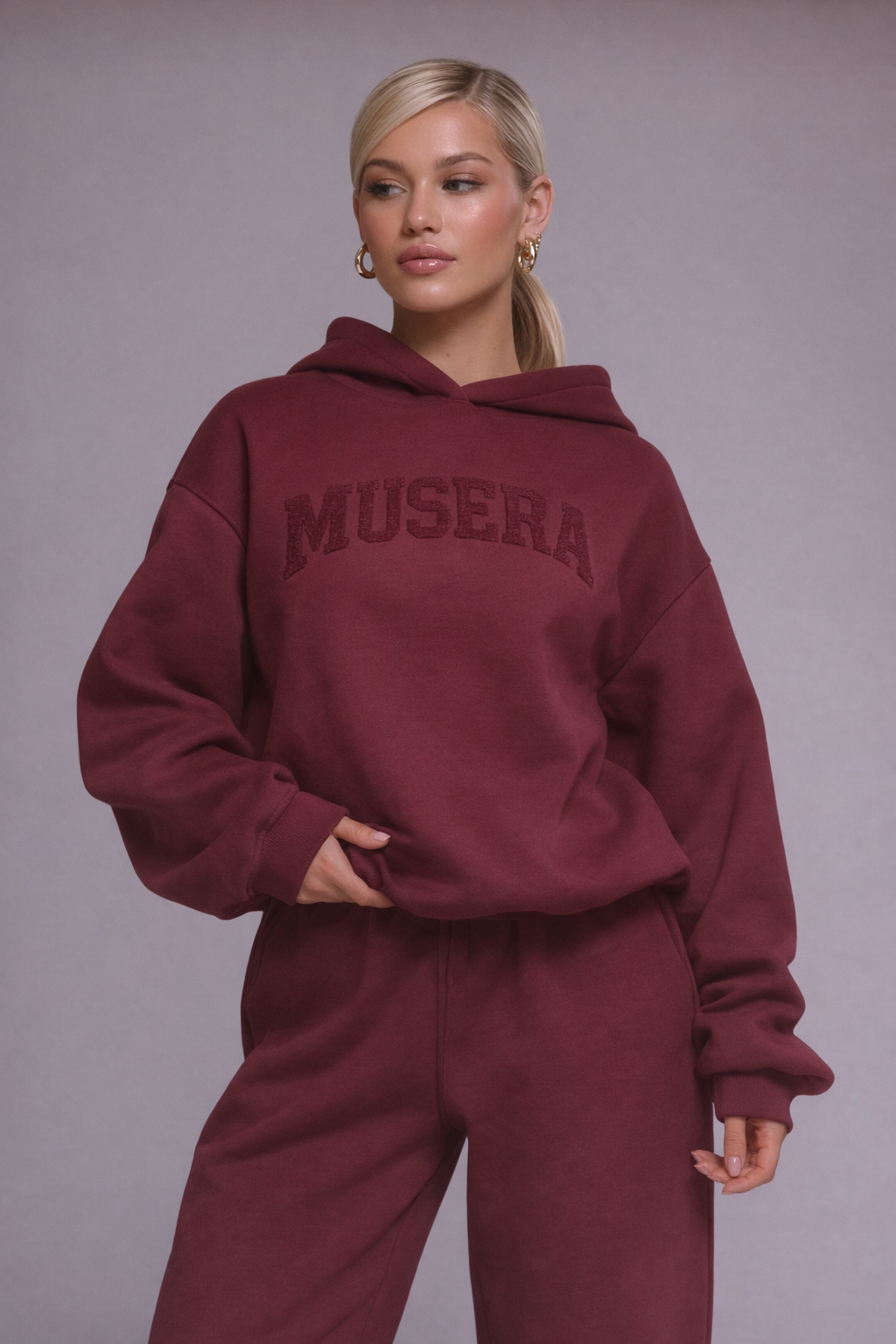 Women’s Oversized Applique Hoodie – Cozy Cute Casual Winter Sweatshirt for Women - UltraChic