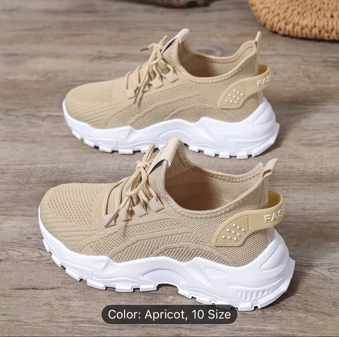 Women’s Breathable Knit Sneakers – Lightweight, Comfortable Low-Top Walking & Running Shoes - UltraChic