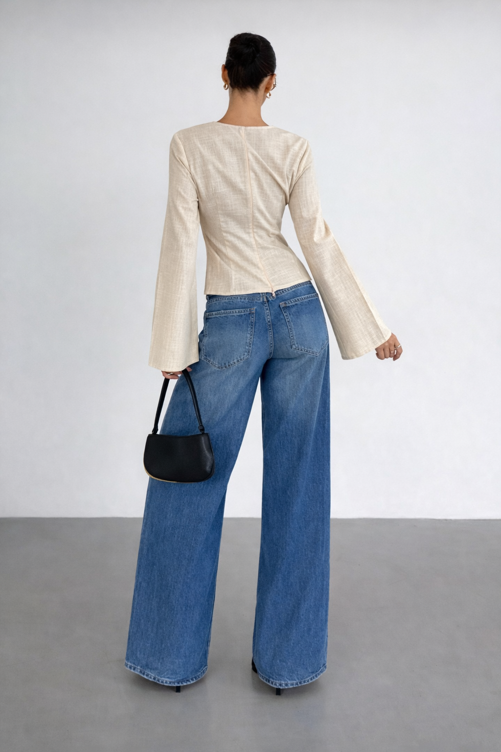 Women’s Striped Ruffle Asymmetric Blouse – Elegant Spring Office & Chic Casual Top - UltraChic