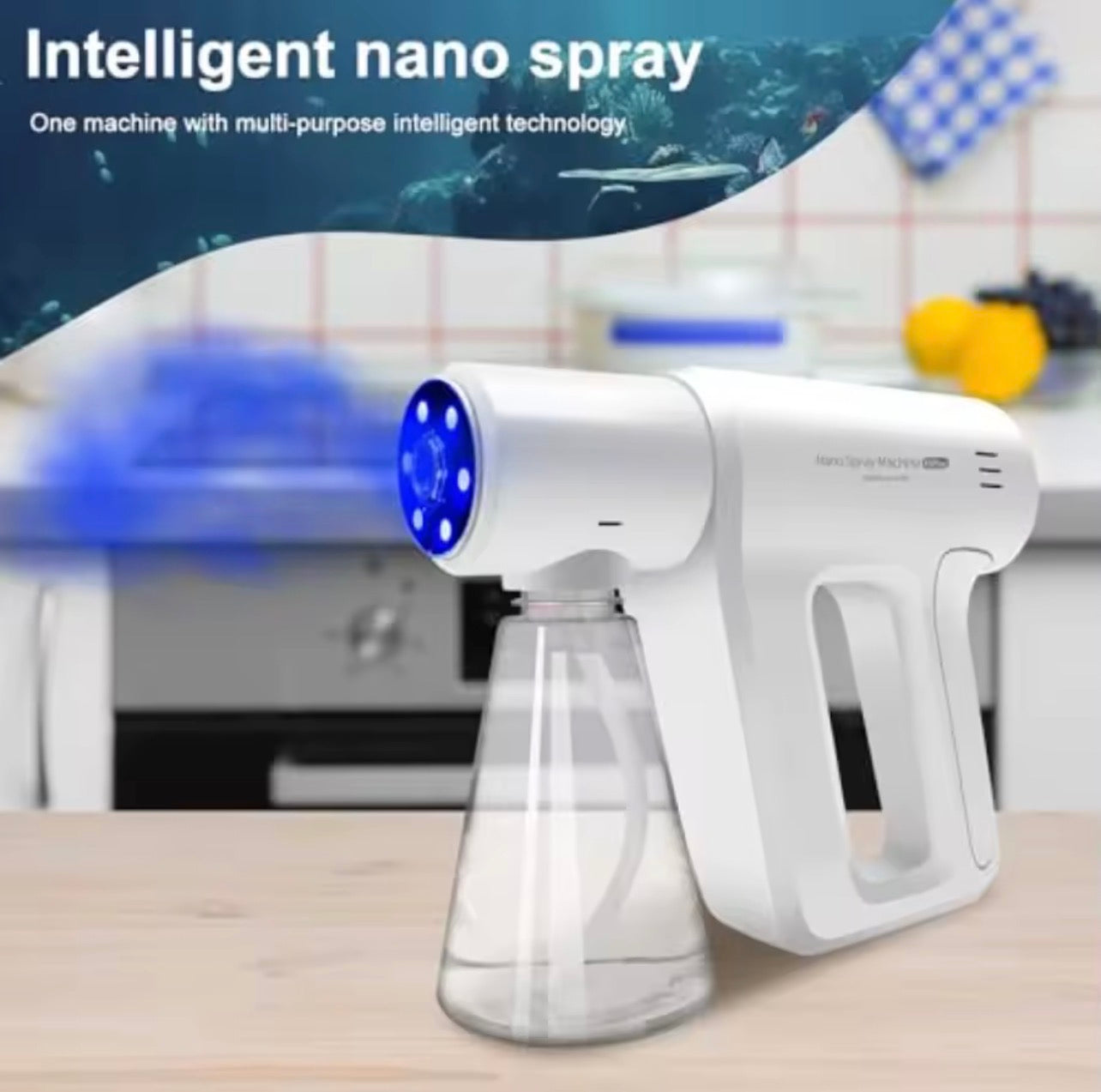 Rechargeable ULV Nano Sprayer Blue Light High Capacity Disinfection Machine for Indoor Outdoor Gardening Pest Control 💨 - UltraChic