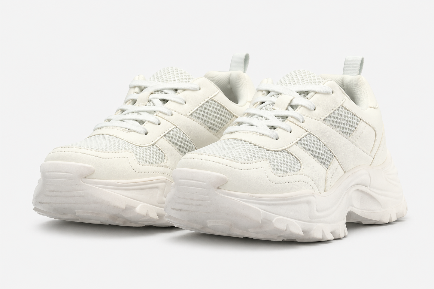 Even&Odd Low Top Chunky Sneakers Lightweight Cushioned Effortless Clean Street Look Spring Summer Women - UltraChic