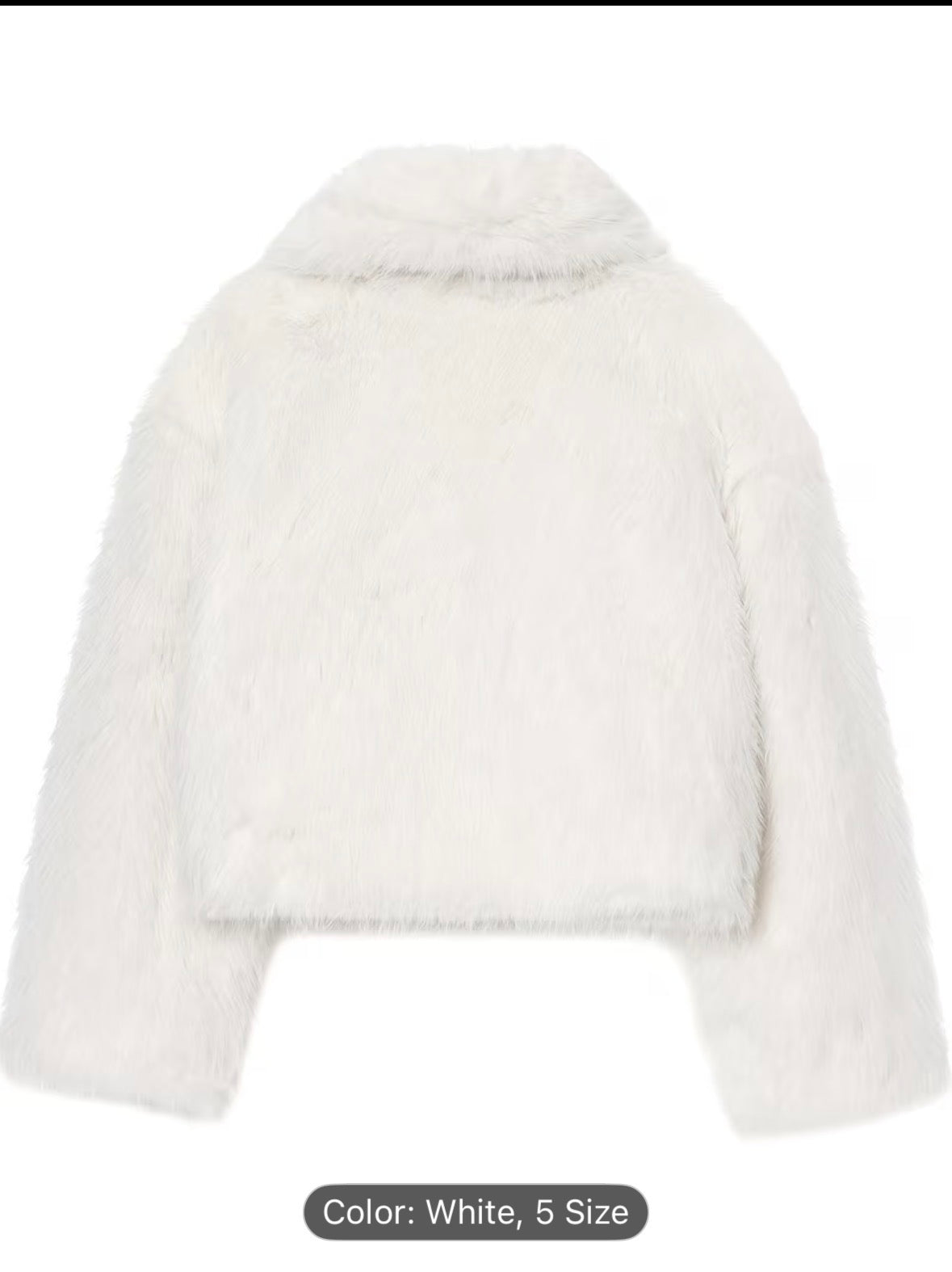 Women’s Faux Fur Winter Short Coat – Warm Plush Fashion Jacket for Cold Weather - UltraChic