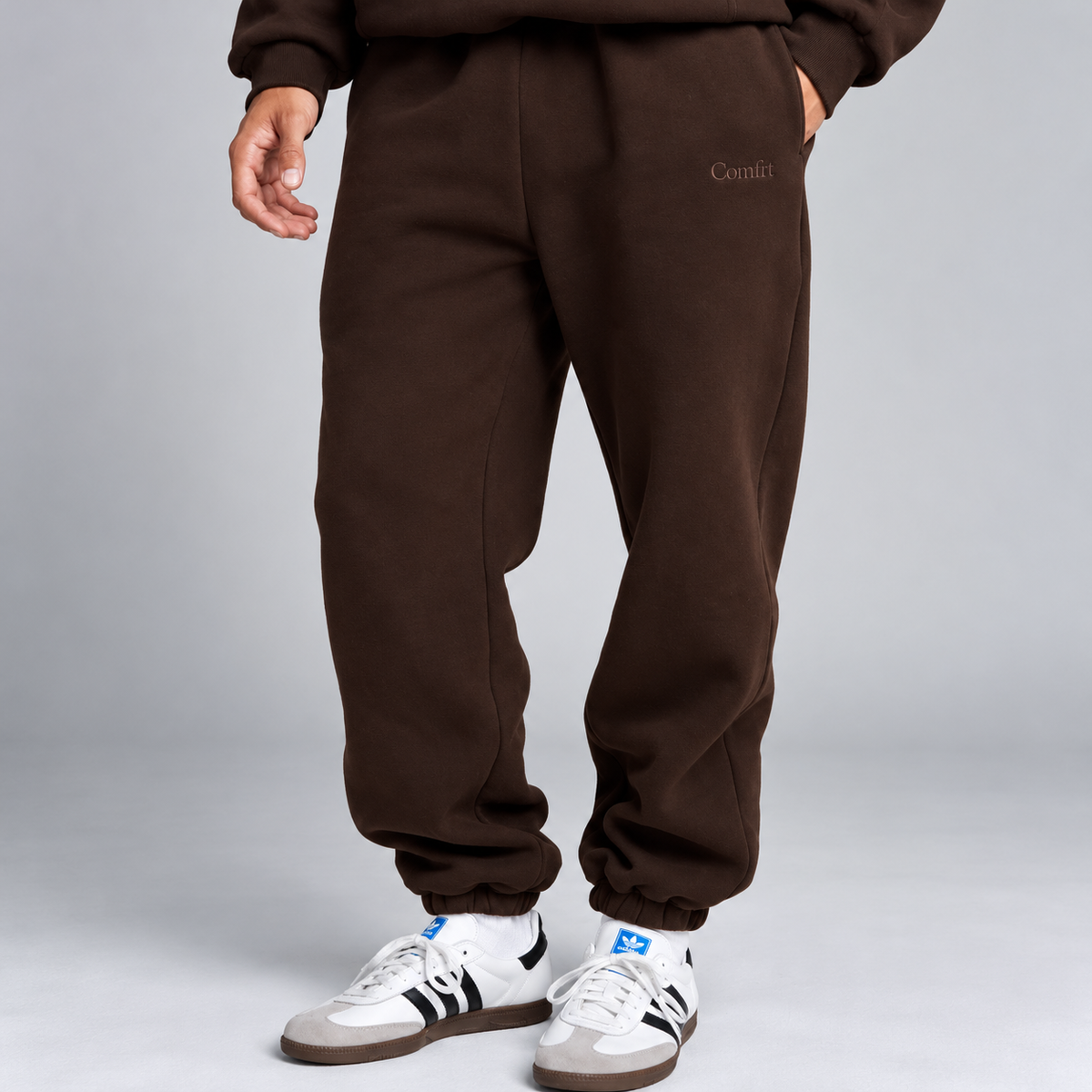 Comfrt Signature Sweatpants – Olive Green Heavyweight Joggers
