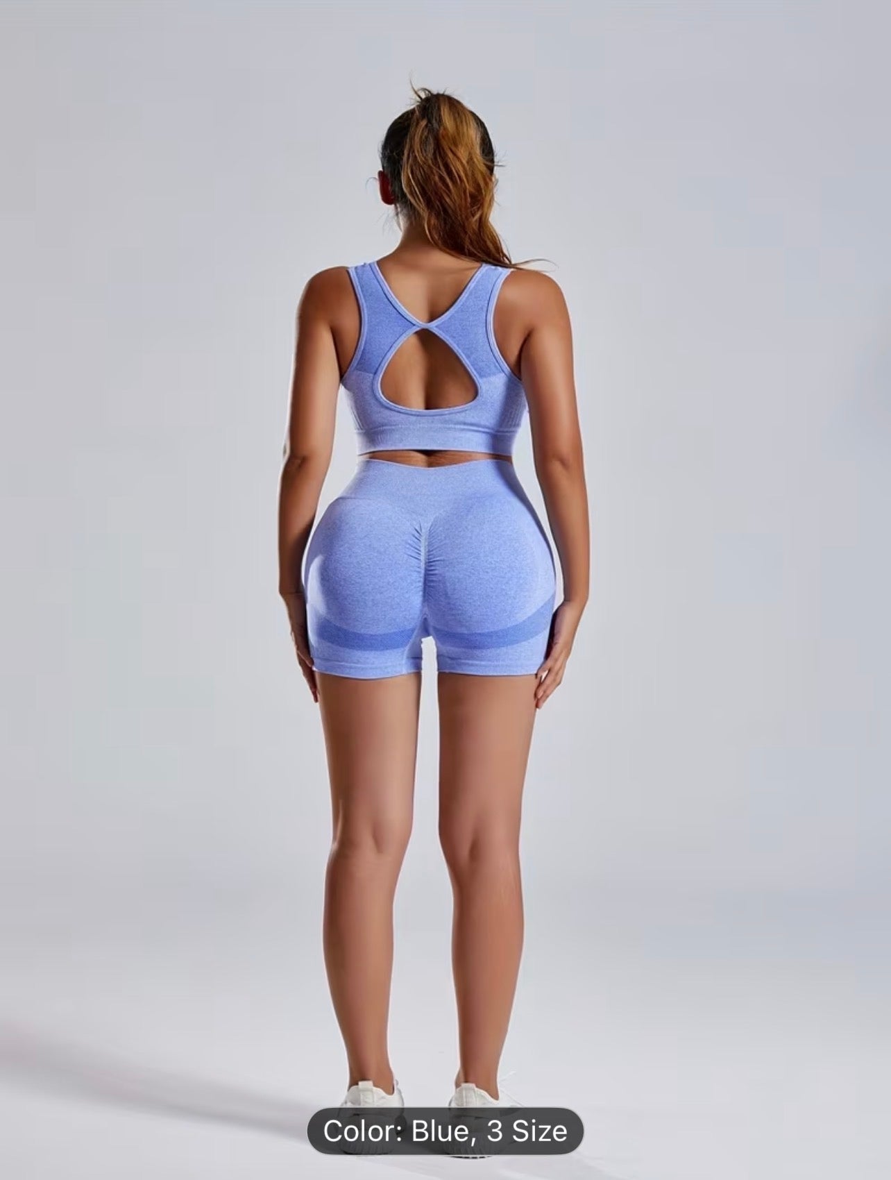 Seamless Yoga Set – High Stretch Backless Gym Wear Autumn Activewear for Women