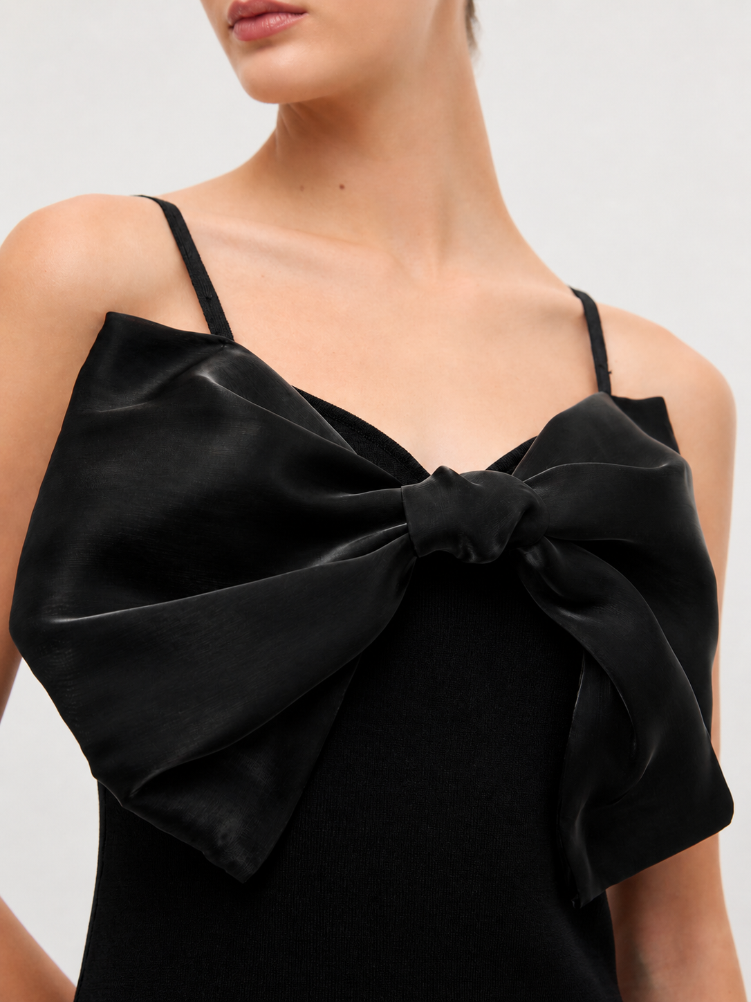 Cocktail Mini Dress with Statement Bow – Instant Elegant Look – Summer Party Women - UltraChic