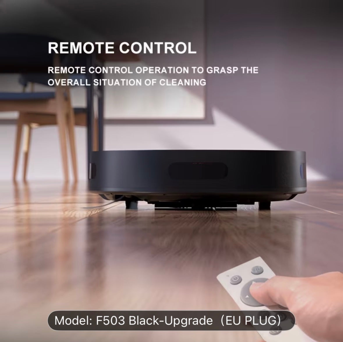 Smart Robot Vacuum Cleaner – Automatic Floor Cleaning with Suction & Mop for Dust, Pet Hair & Mess‑Free Home - UltraChic