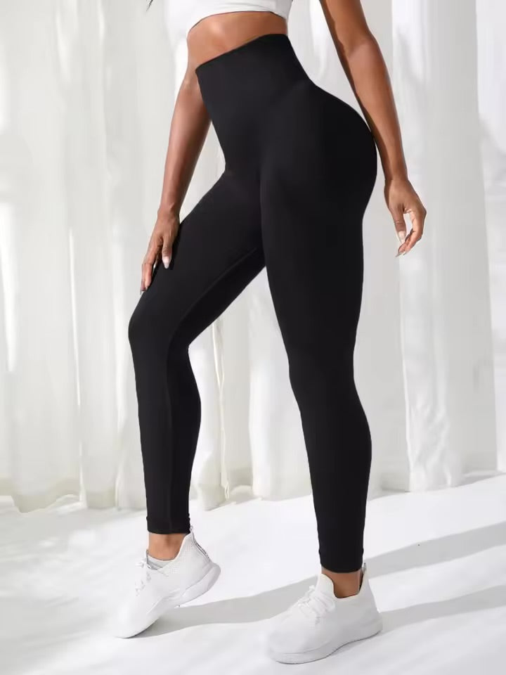 Exceptional Comfort & Support with High-Waist Tummy Control Women’s Sports Leggings – Perfect for Workouts and Running!