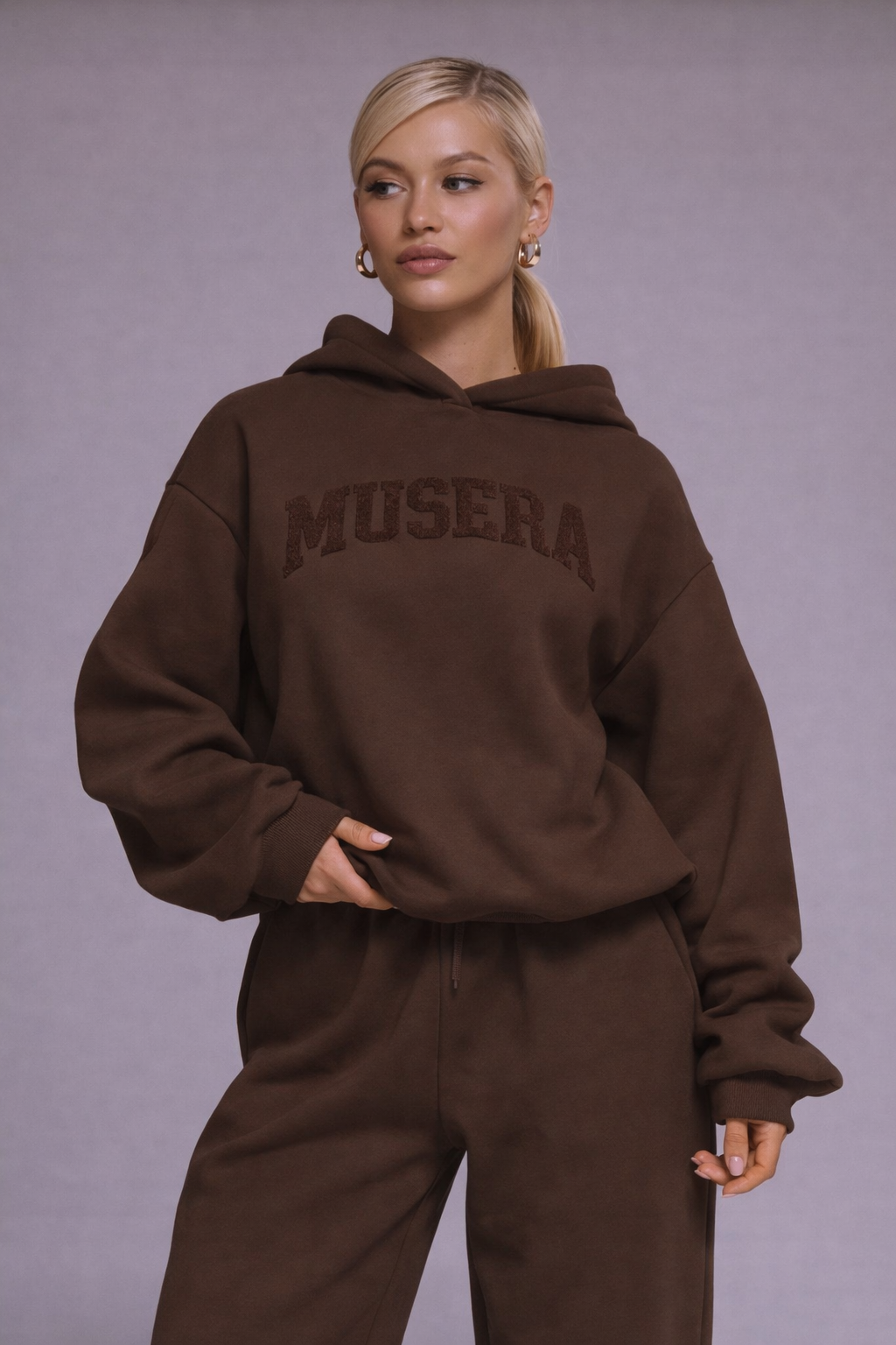 Women’s Oversized Applique Hoodie – Cozy Cute Casual Winter Sweatshirt for Women - UltraChic