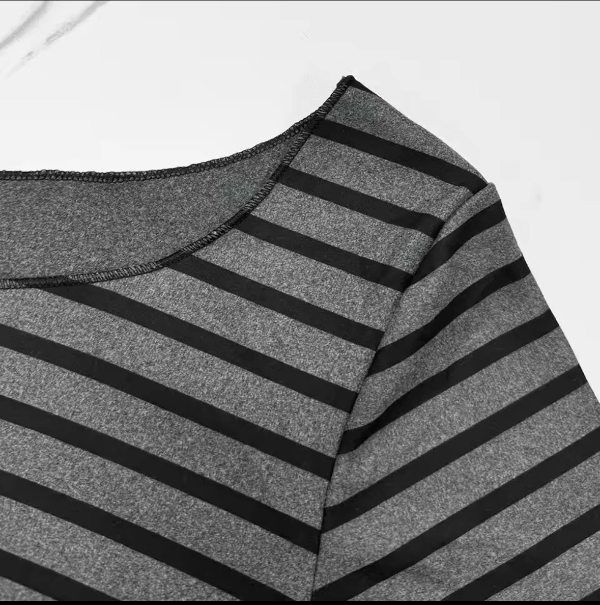 Women’s Slim Fit Long-Sleeved Striped T-Shirt – Japanese & Korean Street Style for Spring and Fall