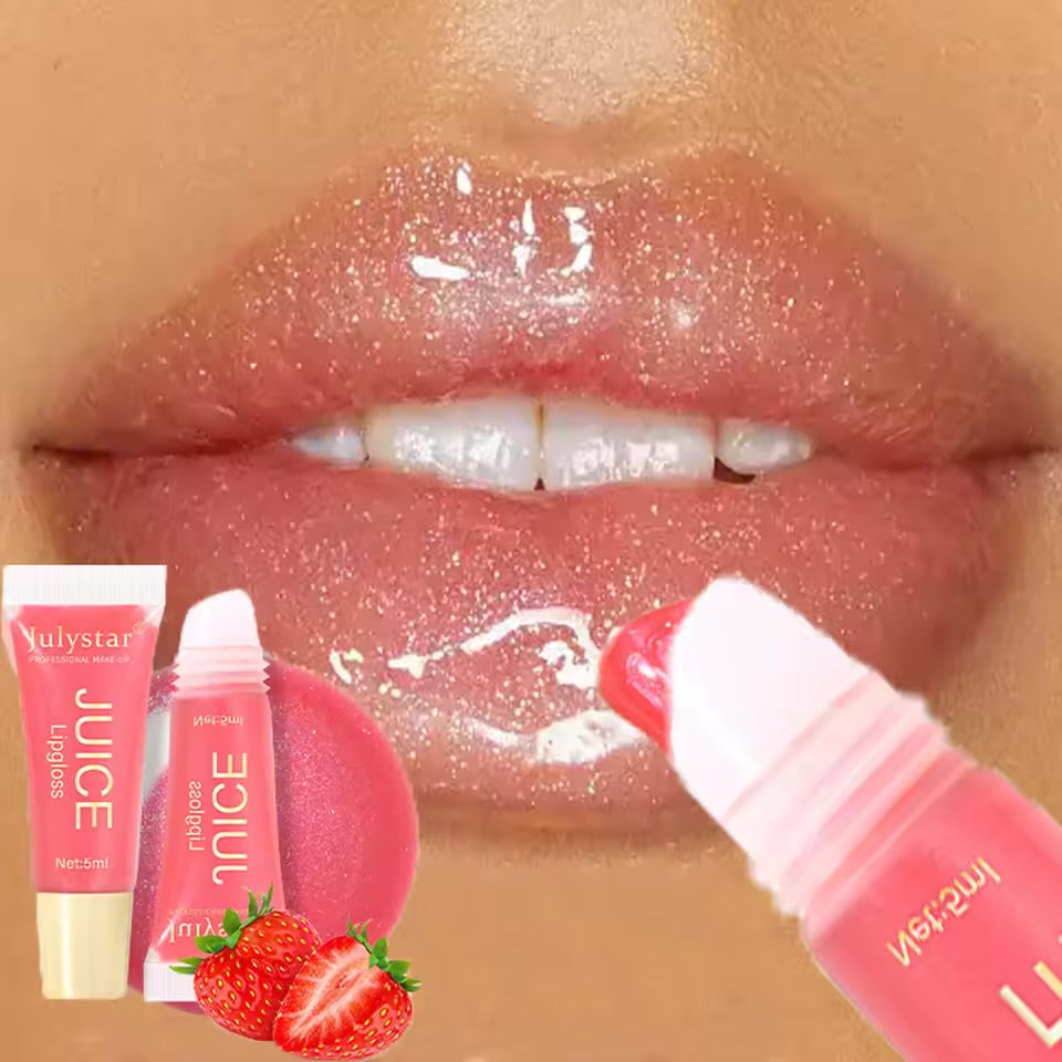 Juicy Glow Lip Oil – Plump, Shine & Strawberry Magic