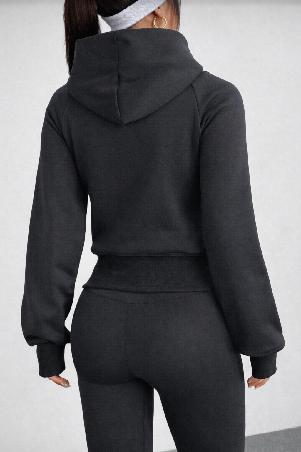 Women’s Thermal Lined Zip-Up Hoodie – Slim Fit Winter Casual Sweatshirt Jacket - UltraChic