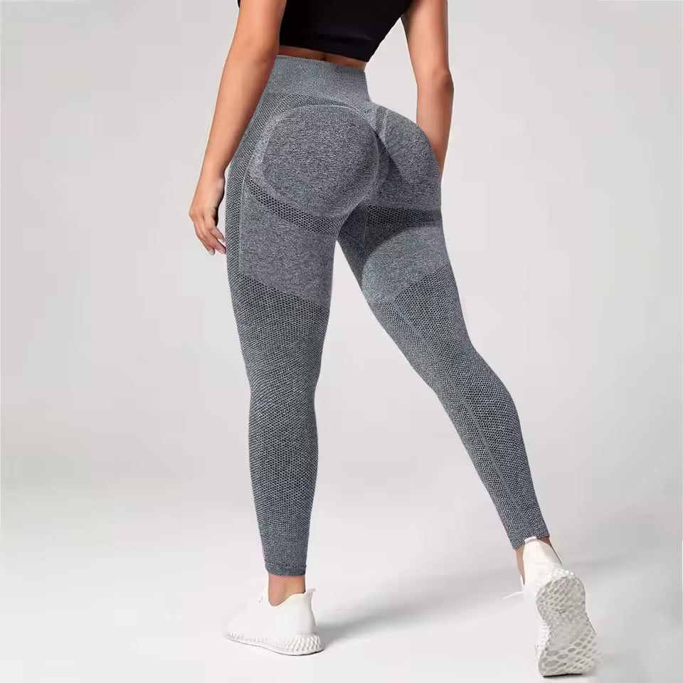 Seamluxe High Stretch Yoga Leggings – Seamless, Tummy Control Sports Tights for Ultimate Comfort