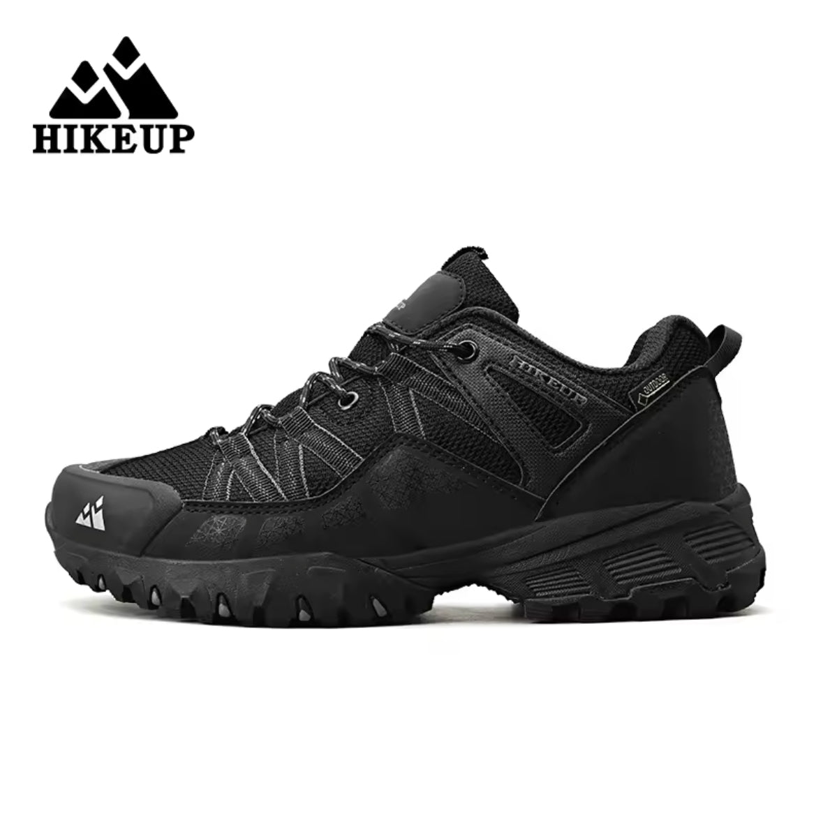 HIKEUP Men’s Hiking Shoes – Breathable, Cushioning & Non-Slip Sneakers for Running, Trekking, and Outdoor Adventures