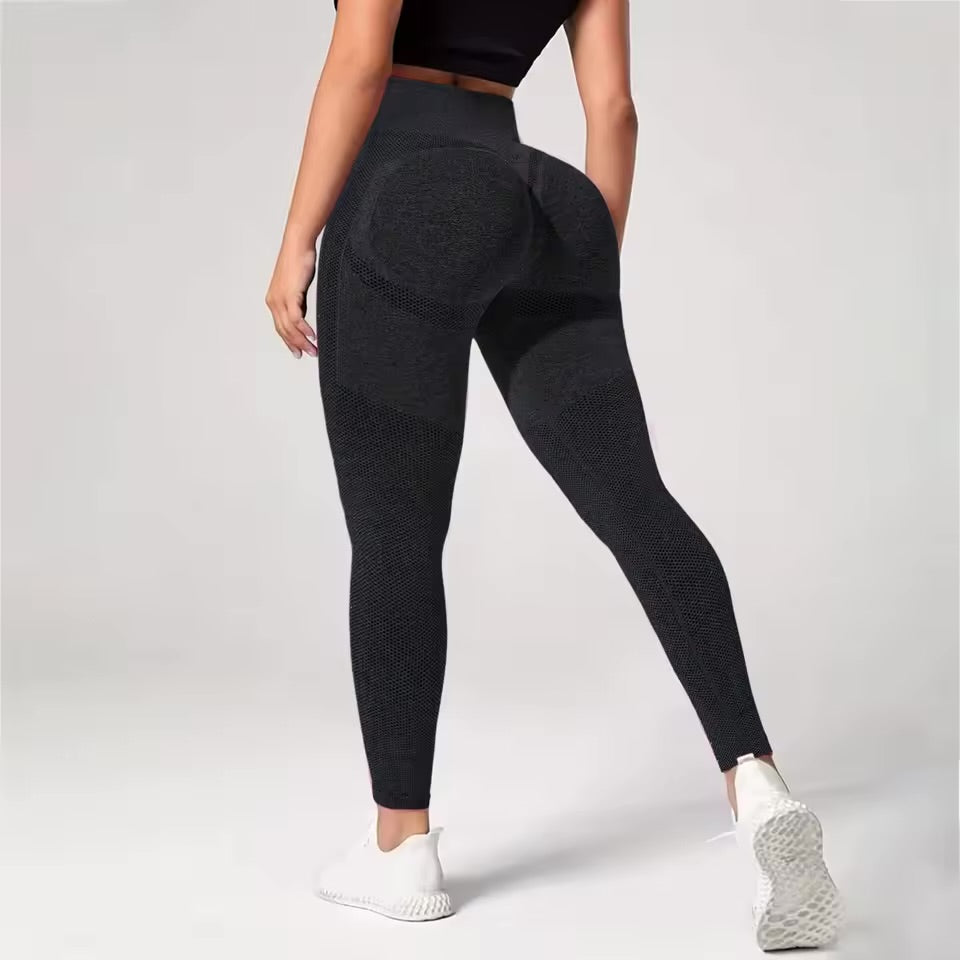 Seamluxe High Stretch Yoga Leggings – Seamless, Tummy Control Sports Tights for Ultimate Comfort