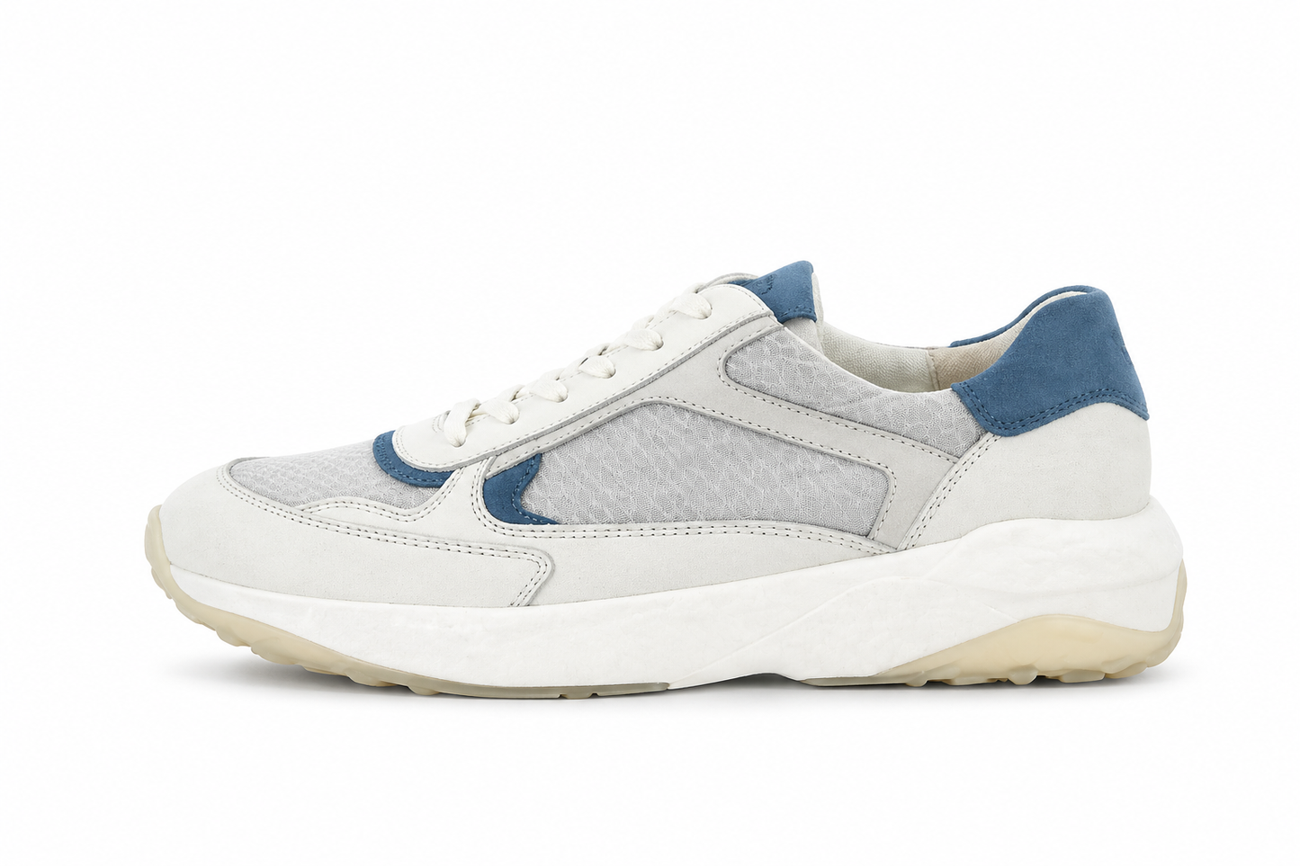 Paul Green Maincalf Sportnet Milk Alu Sneakers Breathable Lightweight Cushion Comfort Effortless Clean Look Spring Summer Women - UltraChic
