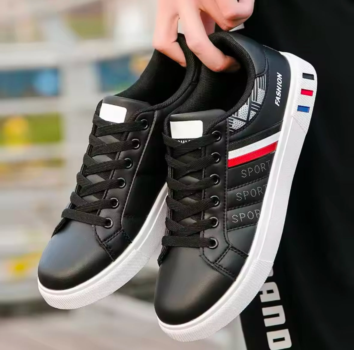 Step into Style with 2025 Men’s Casual Sneakers – New Fashion Lace-up White Shoes for Students, Comfortable Sports Plus Size Vulcanized Zapatillas De Hombre