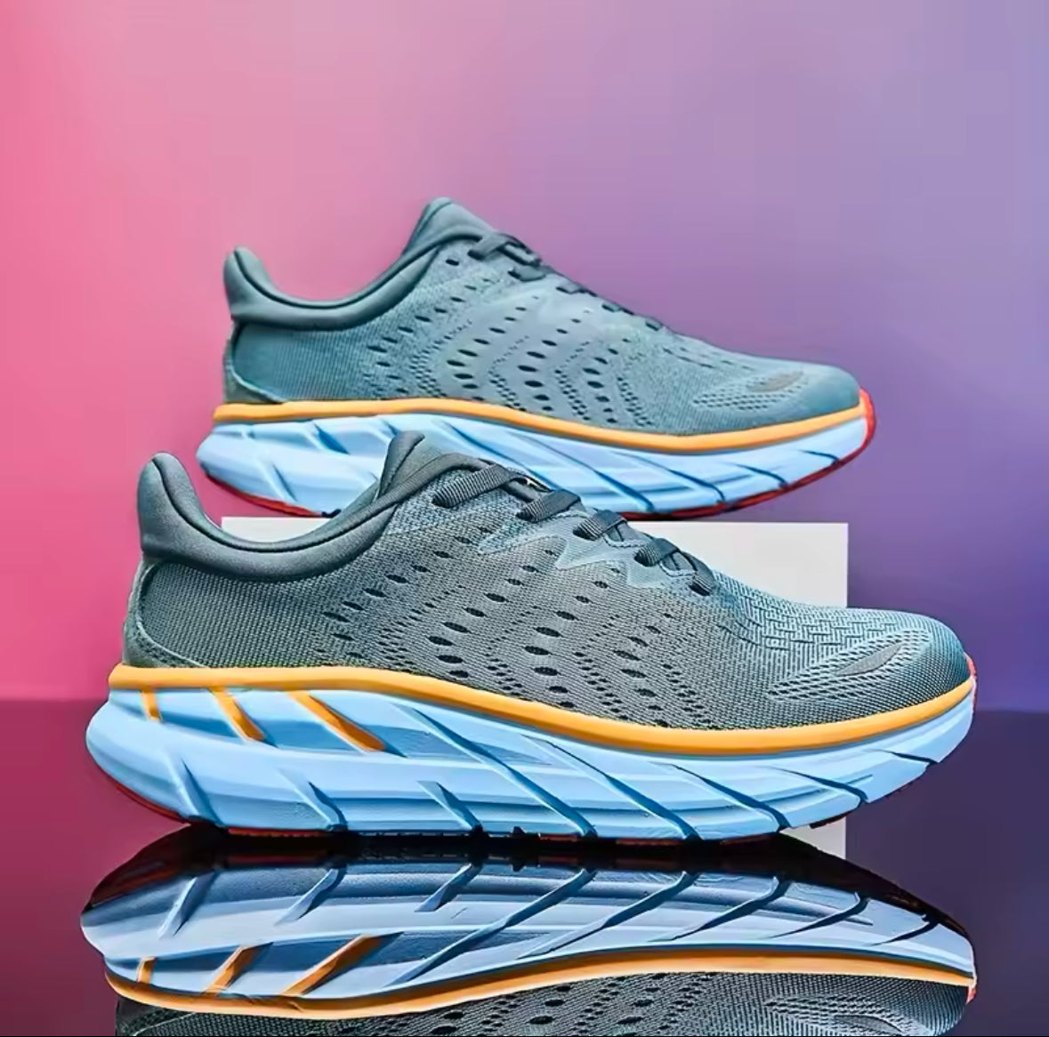 2025 New Men’s Running Shoes – Cushioned, Stylish Outdoor Sports Jogging Sneakers with Classic Design, Available in Plus Sizes 39-46