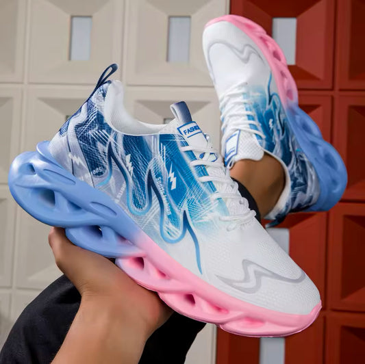 Unisex Running Shoes – Lightweight, Breathable, and Comfortable Tennis Sneakers for Men and Women | Perfect Lace-up Summer Shoes!