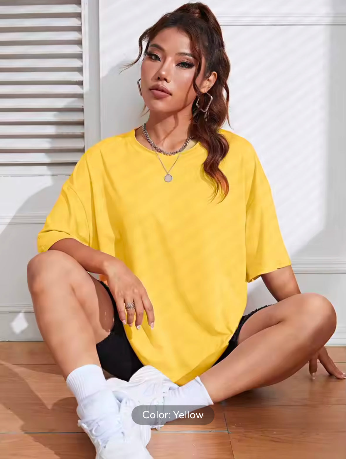 MUSERA Soft Oversized Crew Neck T-Shirt – Perfect Casual Summer & Spring Tee for Vacation and Easter!