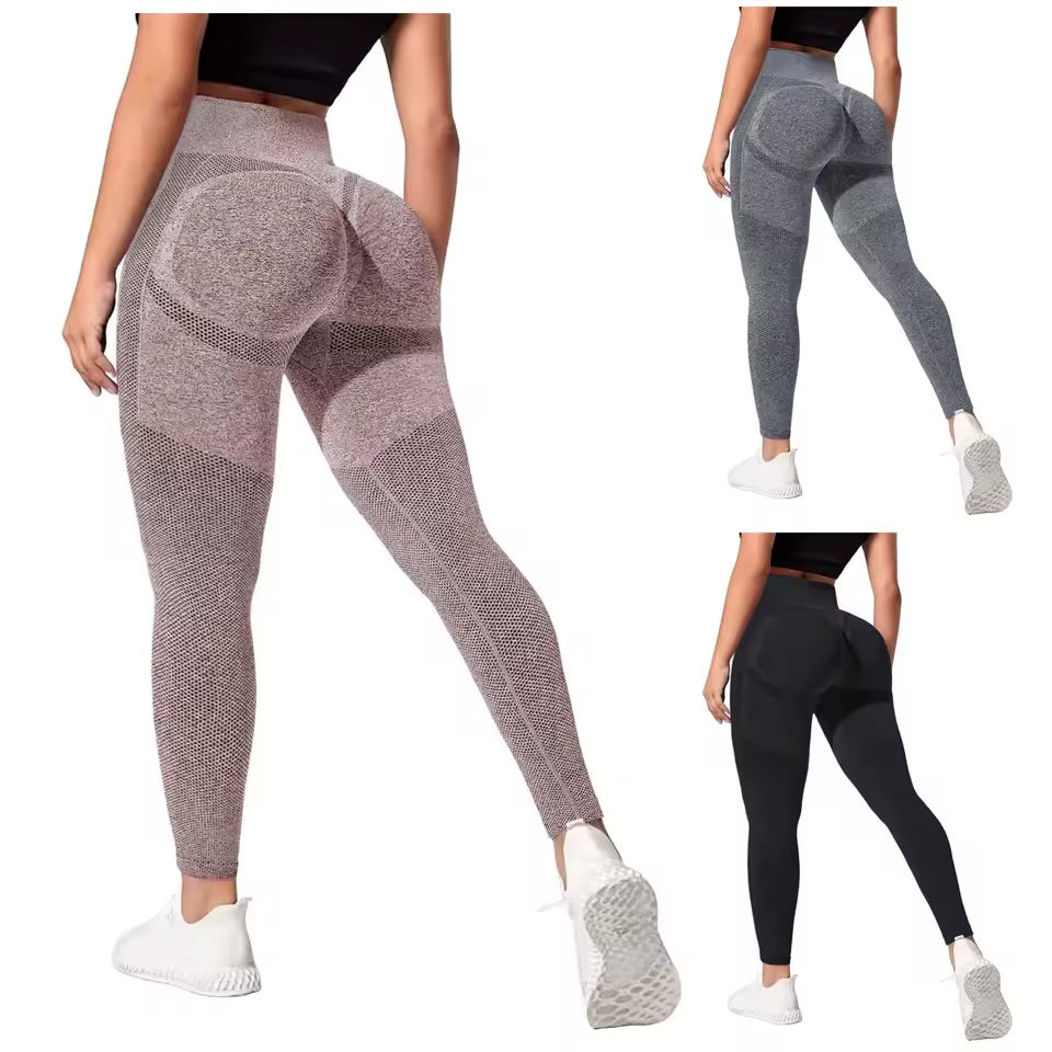 Seamluxe High Stretch Yoga Leggings – Seamless, Tummy Control Sports Tights for Ultimate Comfort