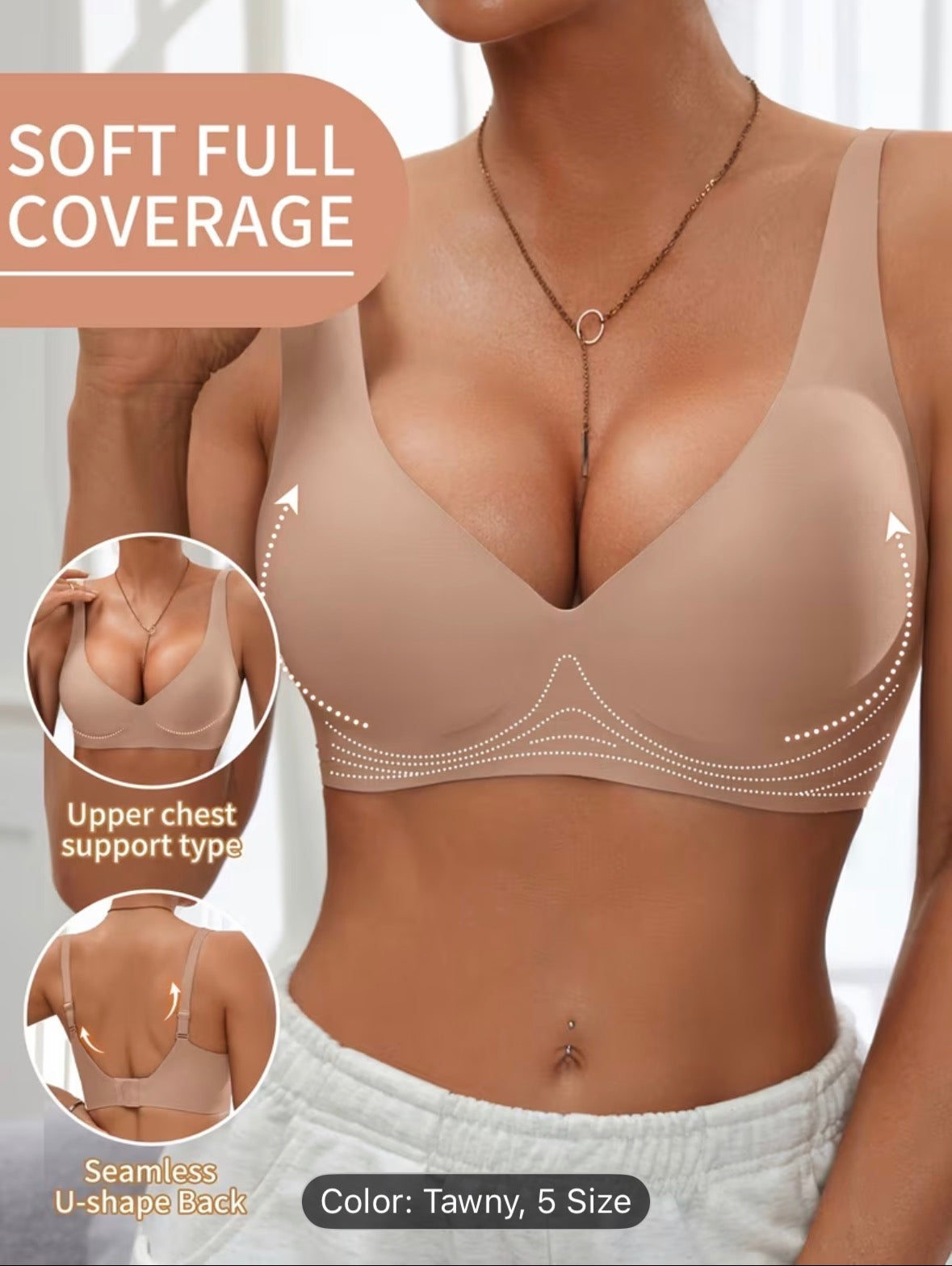 Sexy Jelly Push-Up Bra – High-Quality Comfortable Wireless Bra for Everyday Wear (Single Pack) - UltraChic