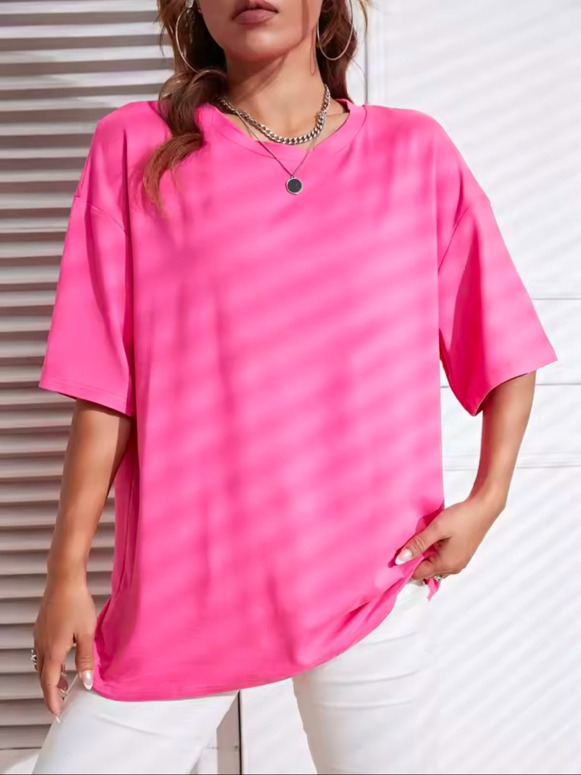MUSERA Soft Oversized Crew Neck T-Shirt – Perfect Casual Summer & Spring Tee for Vacation and Easter!
