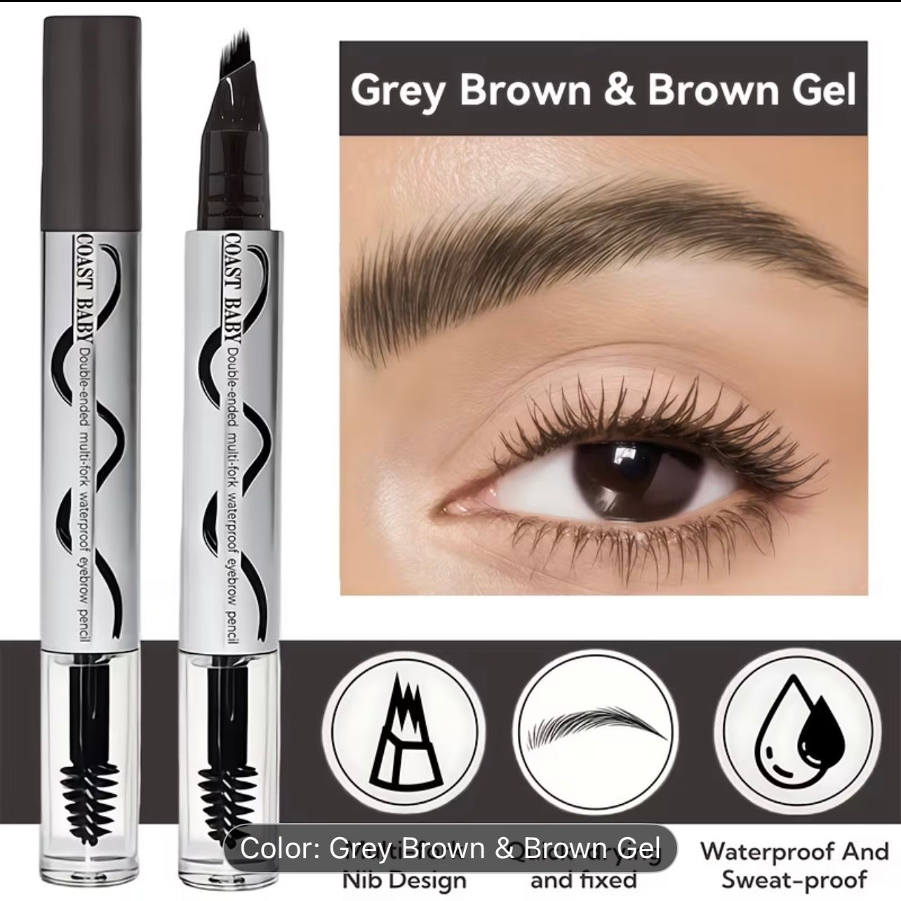 Just Dropped 🔥 Microblading Eyebrow Pen Waterproof Natural Hair Stroke Brow Pencil for Perfect Brows 💖