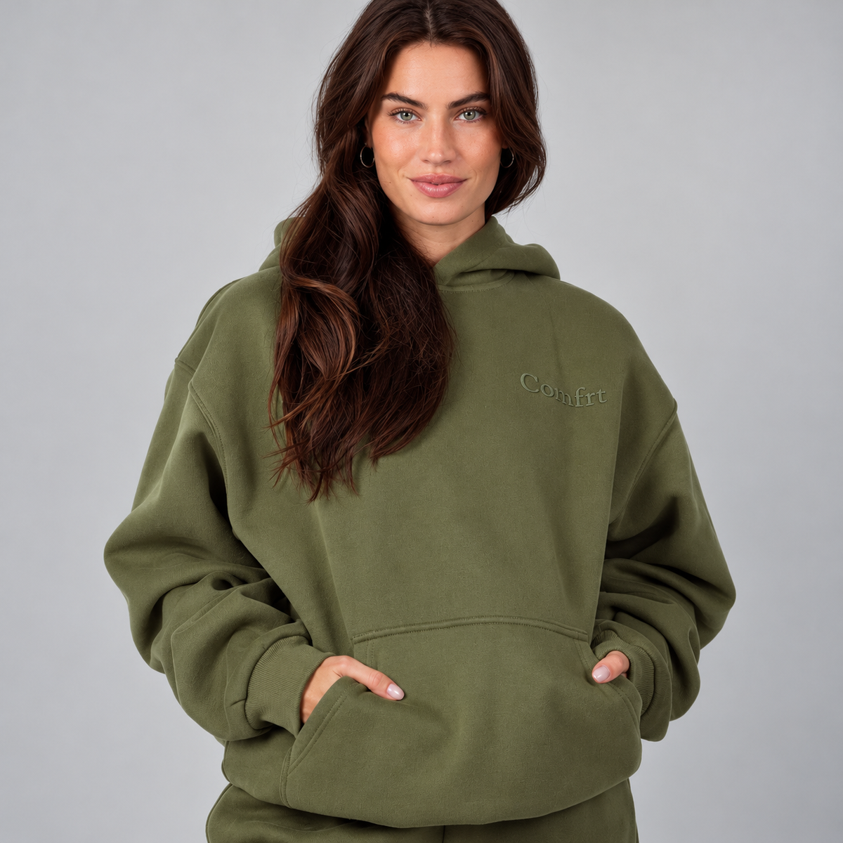 Comfrt Minimalist Hoodie – Mega Oversized Heavyweight Fleece Hoodie