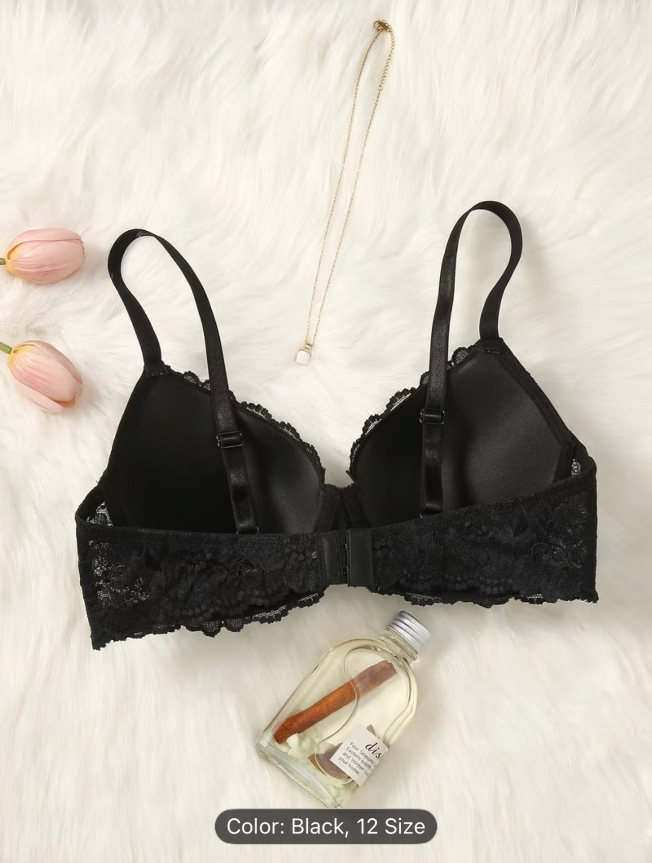 Women’s Lace Patchwork Underwire Bra – Elegant Supportive Lingerie - UltraChic