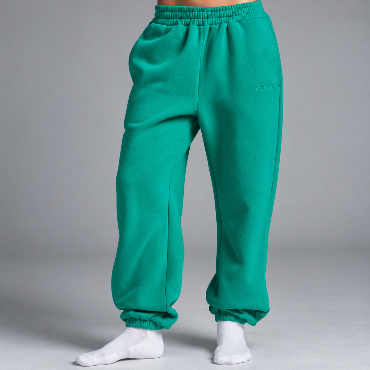 Comfrt Signature Sweatpants – Olive Green Heavyweight Joggers
