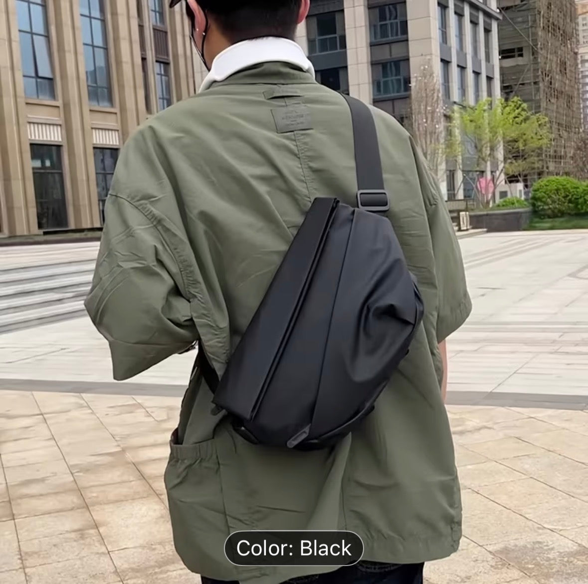 Stylish PU Crossbody Bag – Large Capacity, Magnetic Snap, Adjustable Shoulder Strap, Multiple Compartments for Daily & Outdoor Use