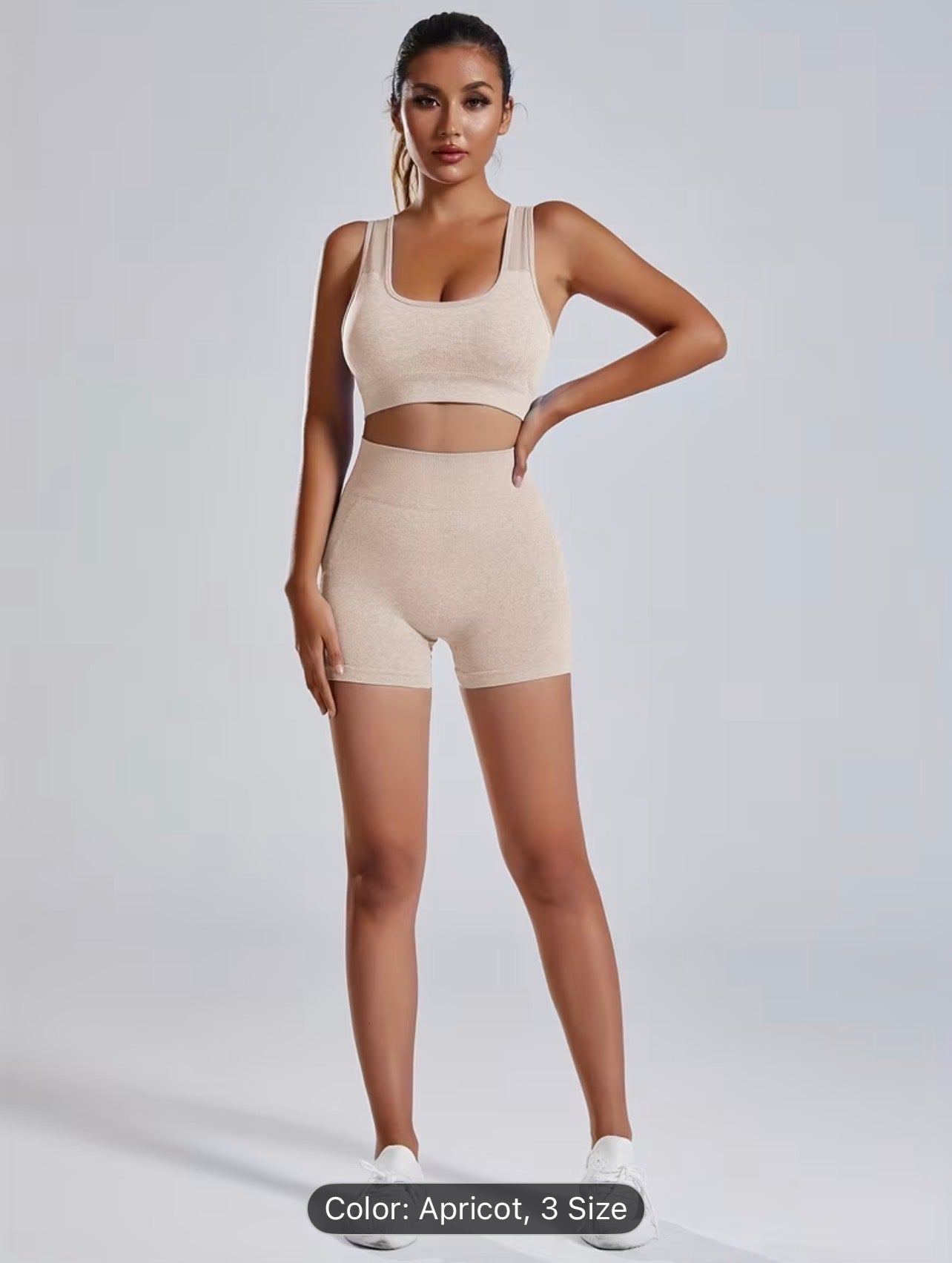 Seamless Yoga Set – High Stretch Backless Gym Wear Autumn Activewear for Women