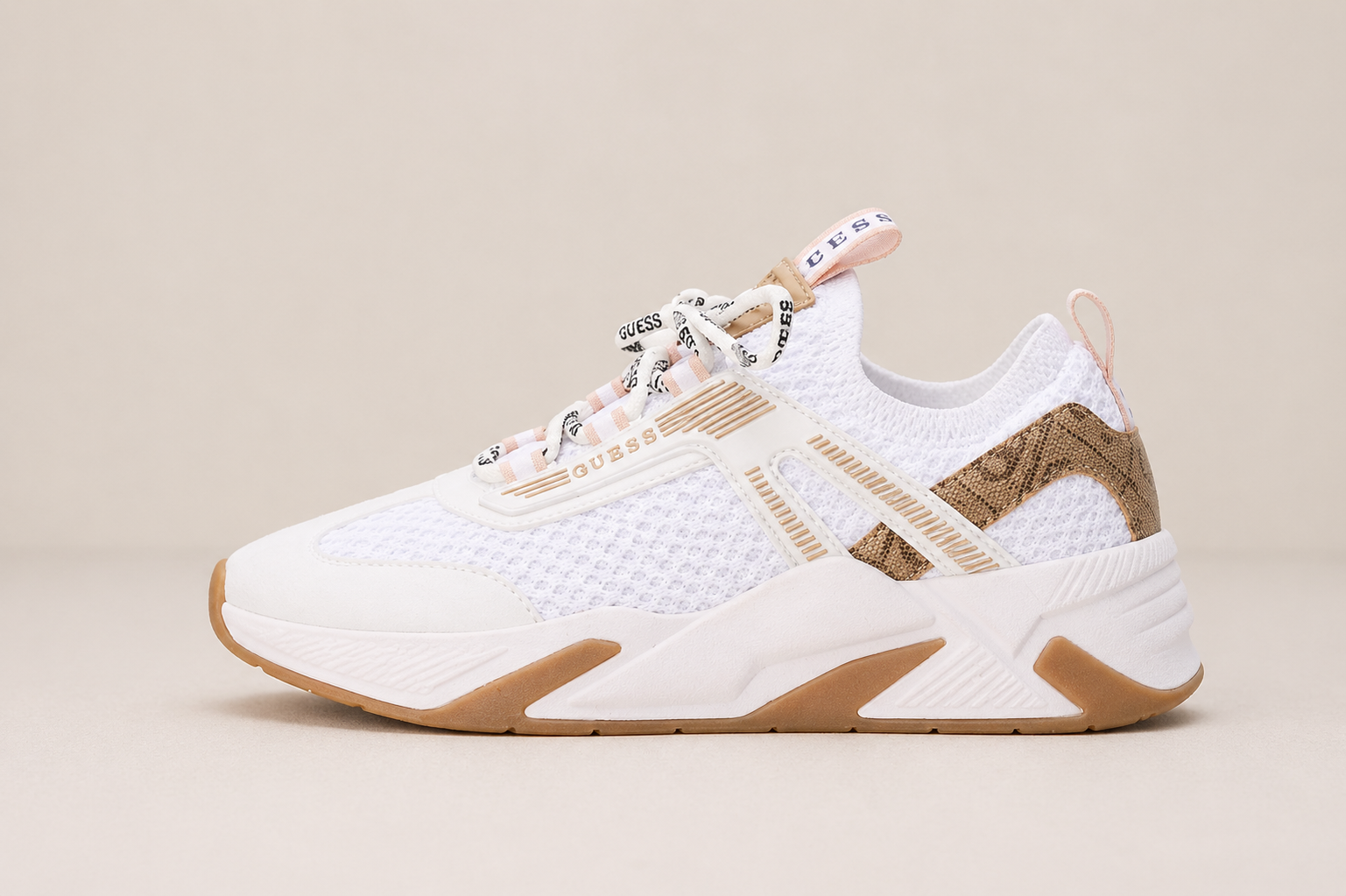 Luxury White Sneakers Breathable Comfort Clean Elegant Look All Season Women - UltraChic