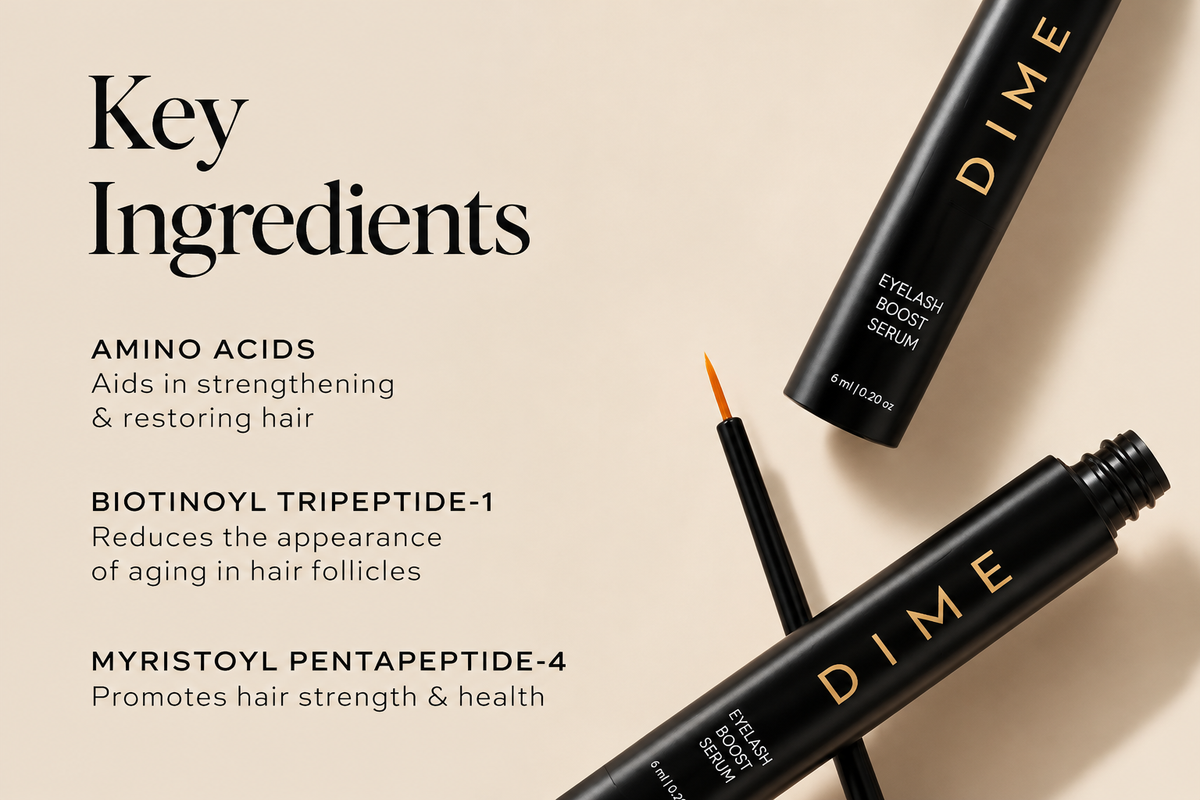 DIME Beauty Eyelash Boost Serum 6ml – Lash & Brow Conditioning Serum