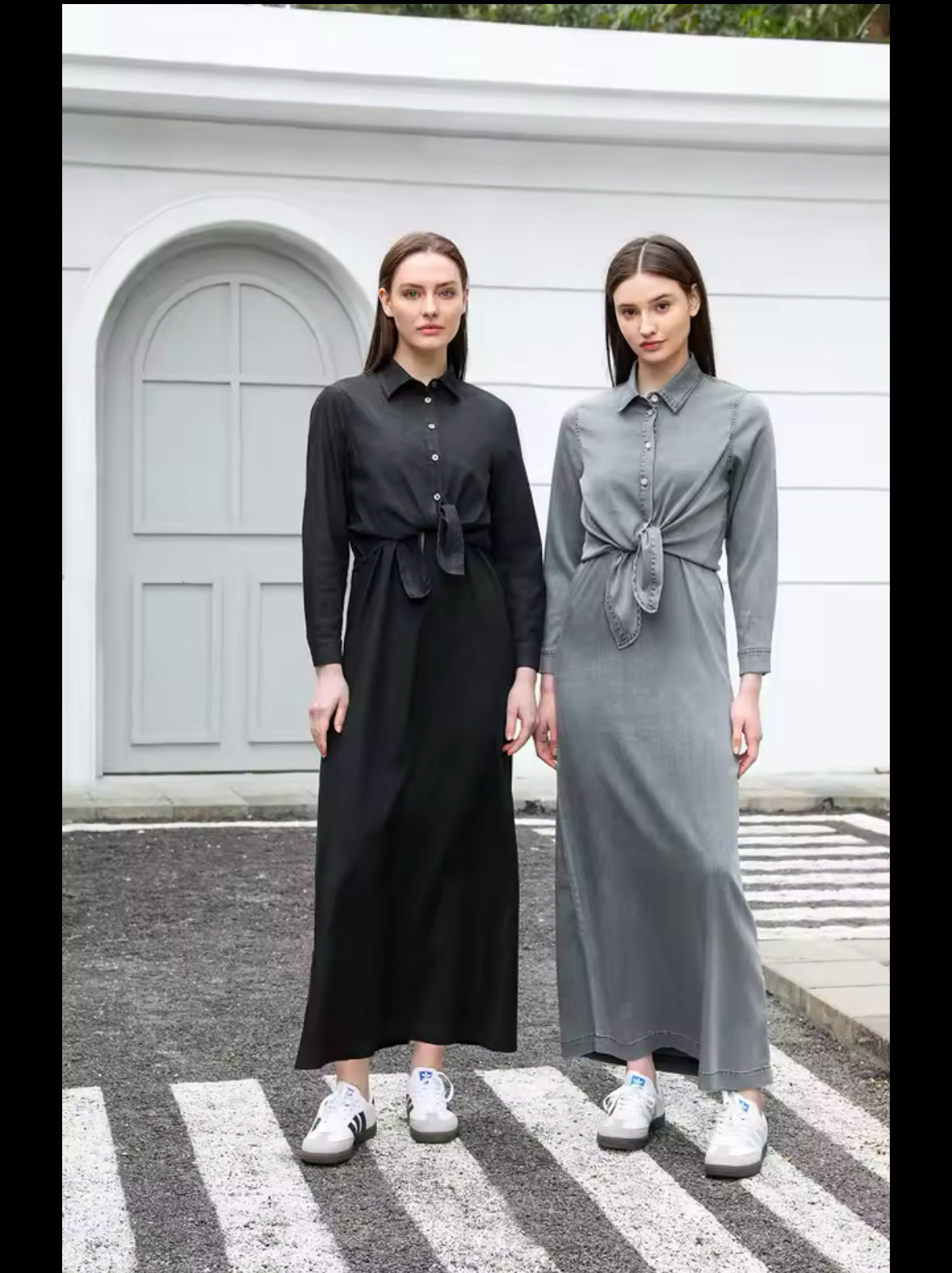 AP SS25 Women’s Lightweight Denim Wrap Blouse & Slip Dress – Chic & Comfortable Summer Fashion