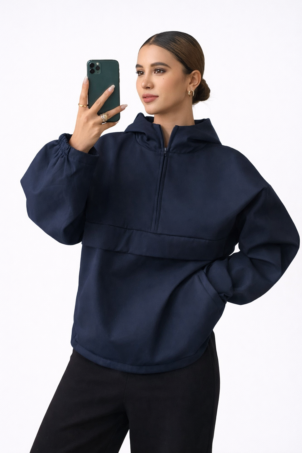 Women’s Thermal Lined Hoodie – Cozy Winter Outdoor Sweatshirt