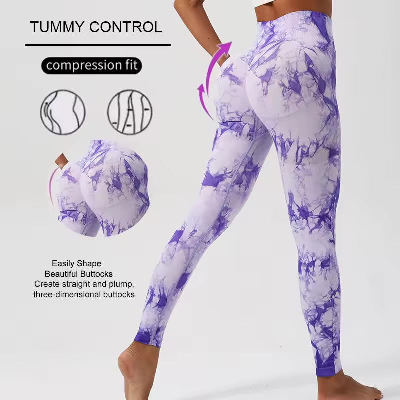 High-Waisted Seamless Sports Leggings for Women – Soft, Breathable, and 4-Way Stretch for Yoga, Running, Cycling & Exercise