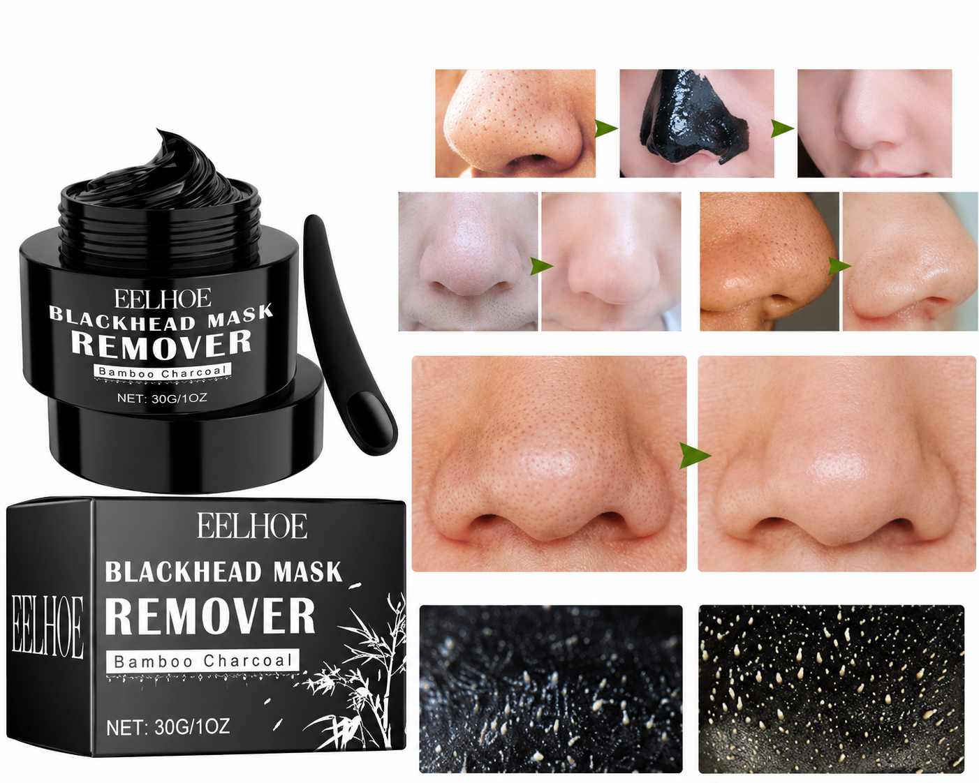Bamboo Charcoal Deep Cleansing Mud Mask - UltraChic