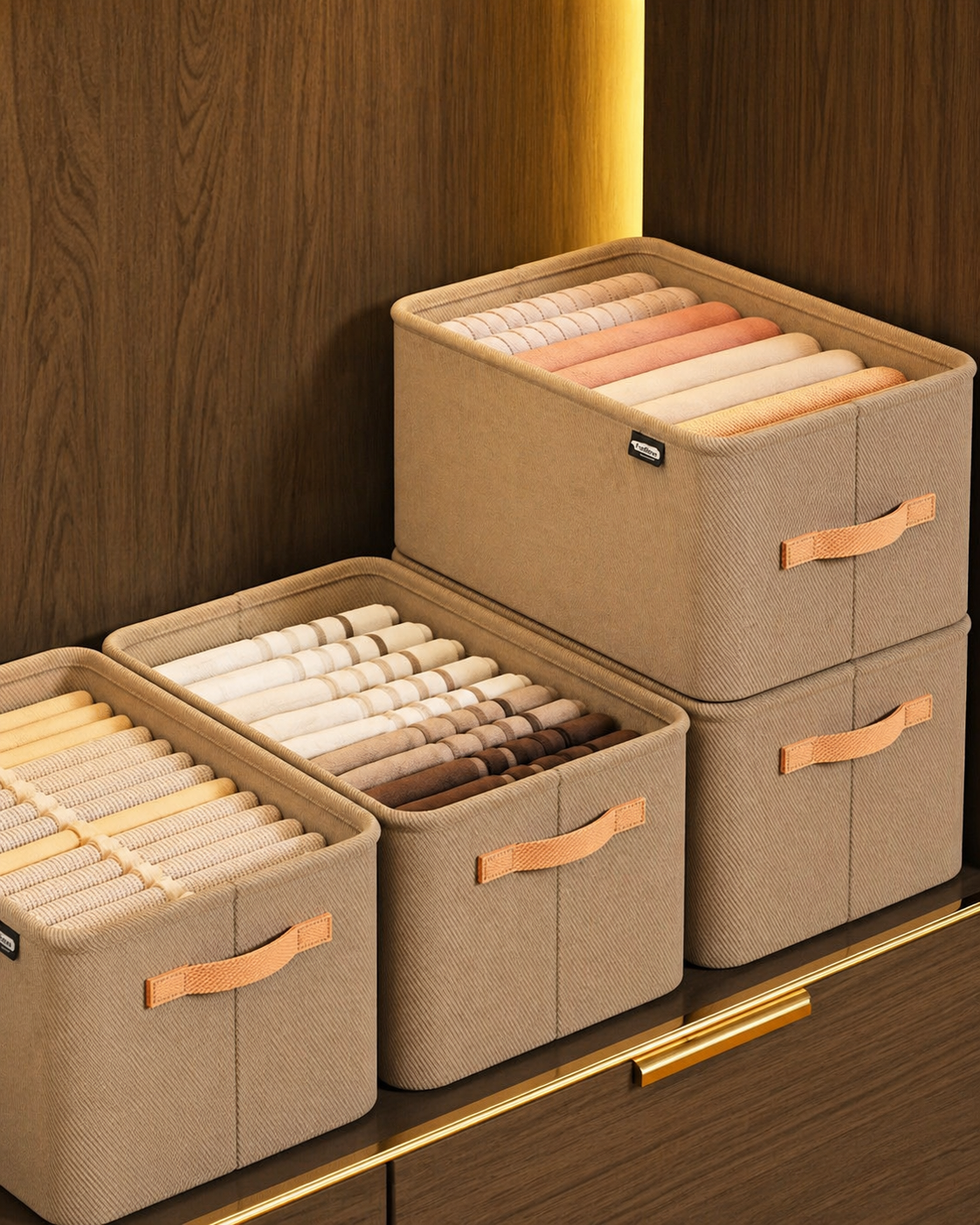 Clothes Storage Organizer Thick Durable Design Clean Wardrobe Effortless Style All Season Unisex - UltraChic