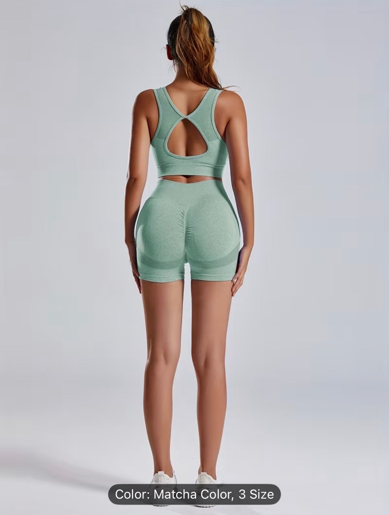 Seamless Yoga Set – High Stretch Backless Gym Wear Autumn Activewear for Women