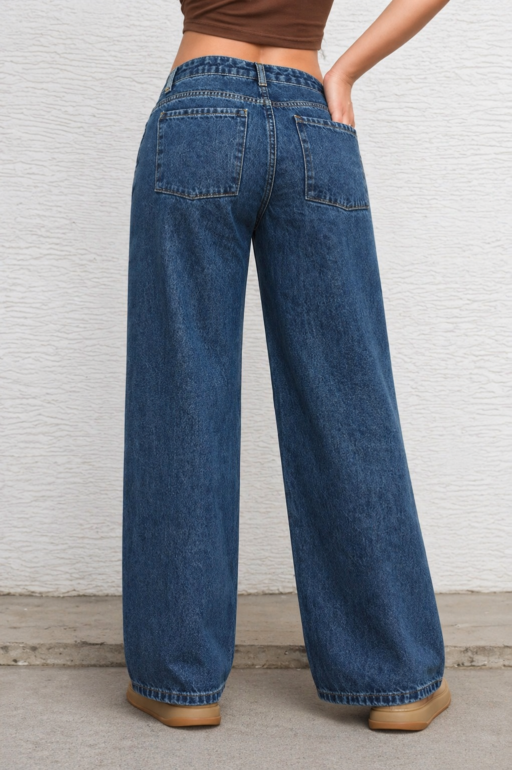 Wide Leg Jeans Relaxed Fit Effortless Chic Look All Season Women